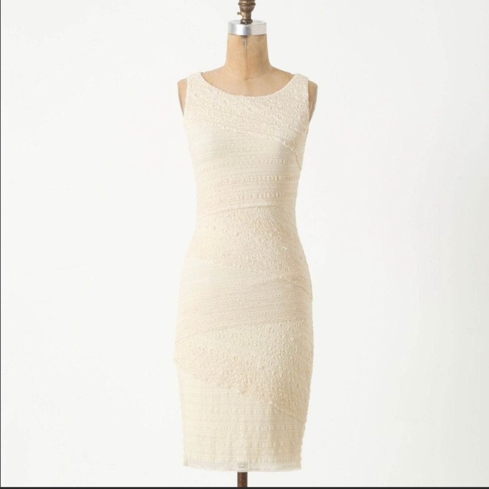 Anthropologie Bailey 44 Ines Column Lace Dress M